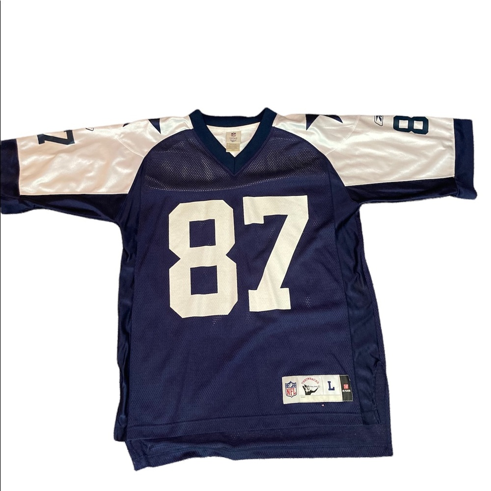Dallas Cowboys Custom Name Sheldon Reebok Vintage Collection throwback sz L